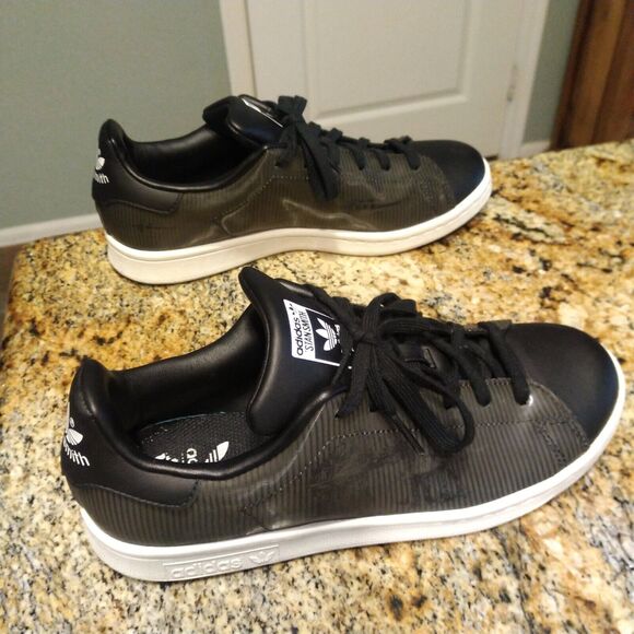 Adidas Stan Smith AT-AT Sneakers Black & White Mens Shoes US 6 B24720 Star Wars